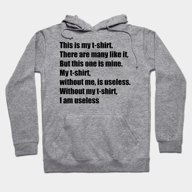 This Is My T Shirt Hoodie by babydollchic